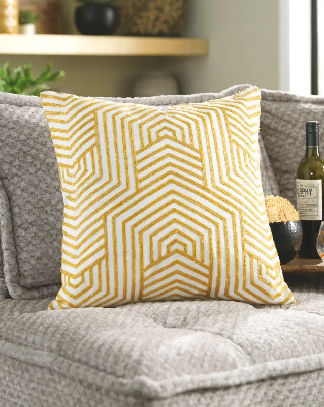 Adrik Pillow Golden Yellow by Ashley Furniture