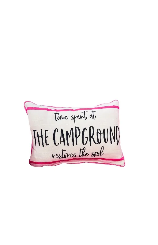 Campground Pillow In Off White