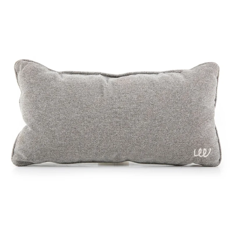 Grey Reversible Lumbar Pillow