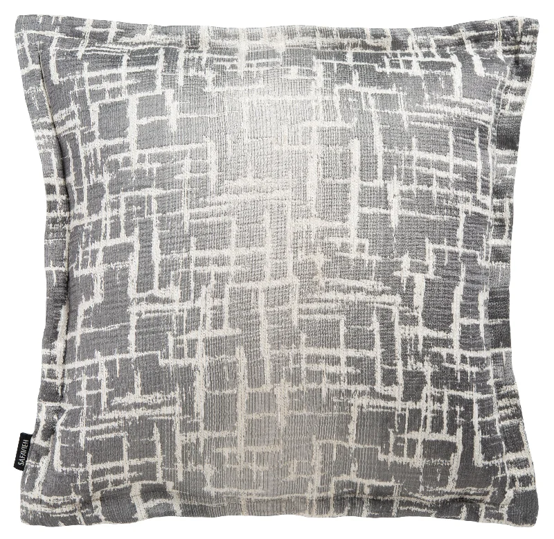 Grey/White Brenla Pillow 18" x 18"