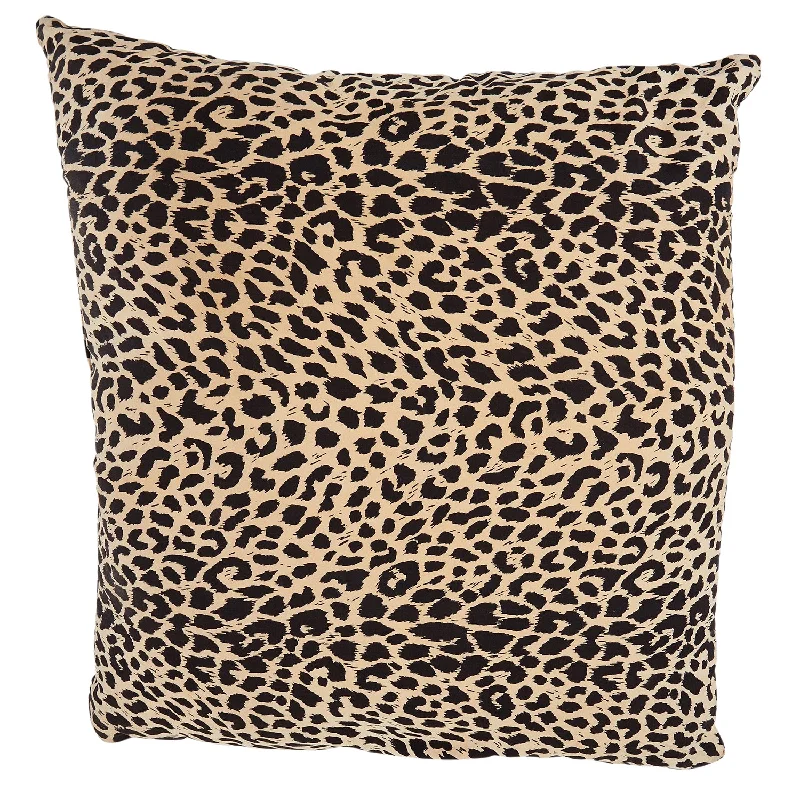 Leopard Print Large Square Pillow