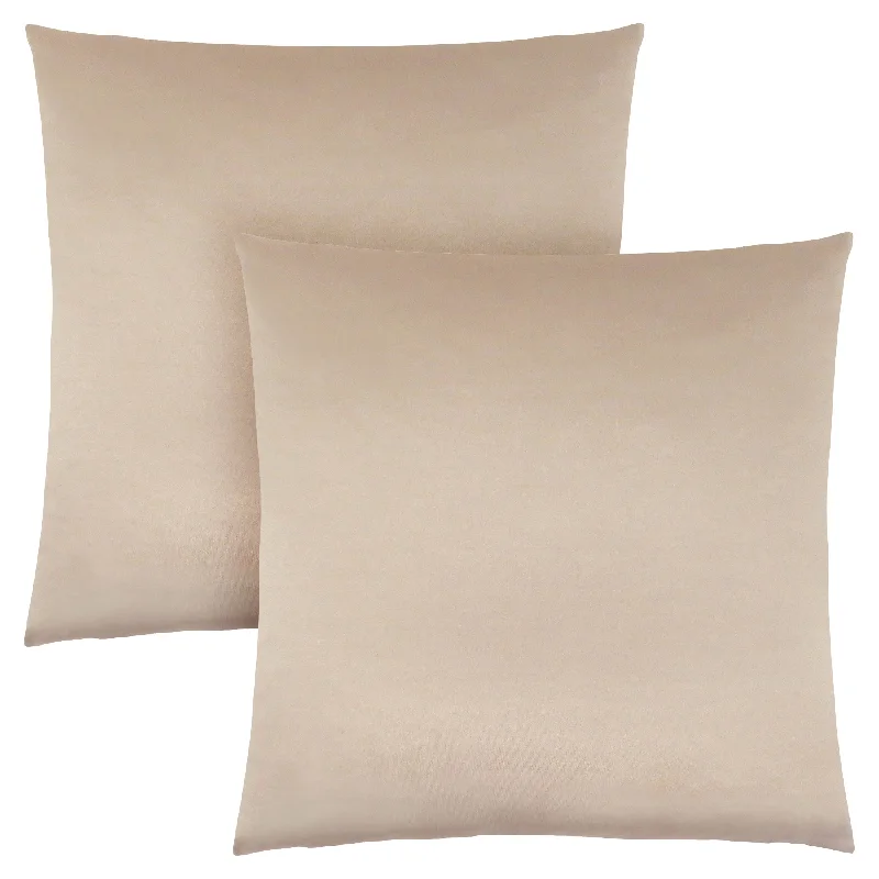 Monarch Pillow - 18"X 18" Gold Satin 2Pcs