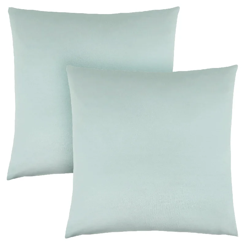 Monarch Pillow - 18"X 18" Mint Satin 2Pcs