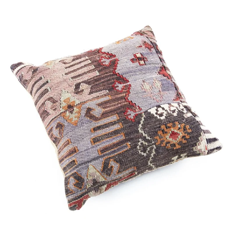 Multicolored Woven Kilim Pillow