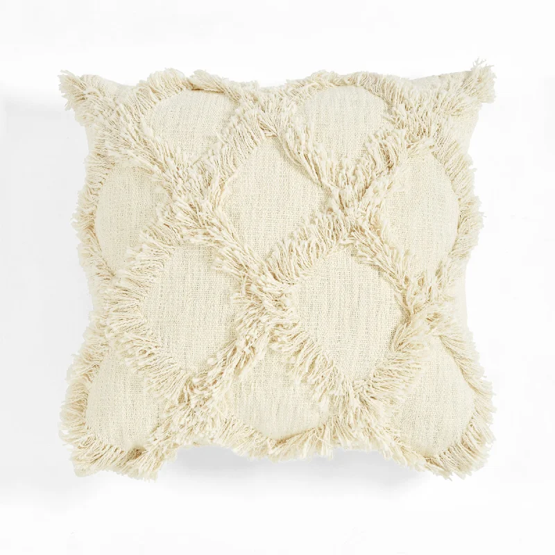 Oggee Tuft Decorative Pillow Neutral Single