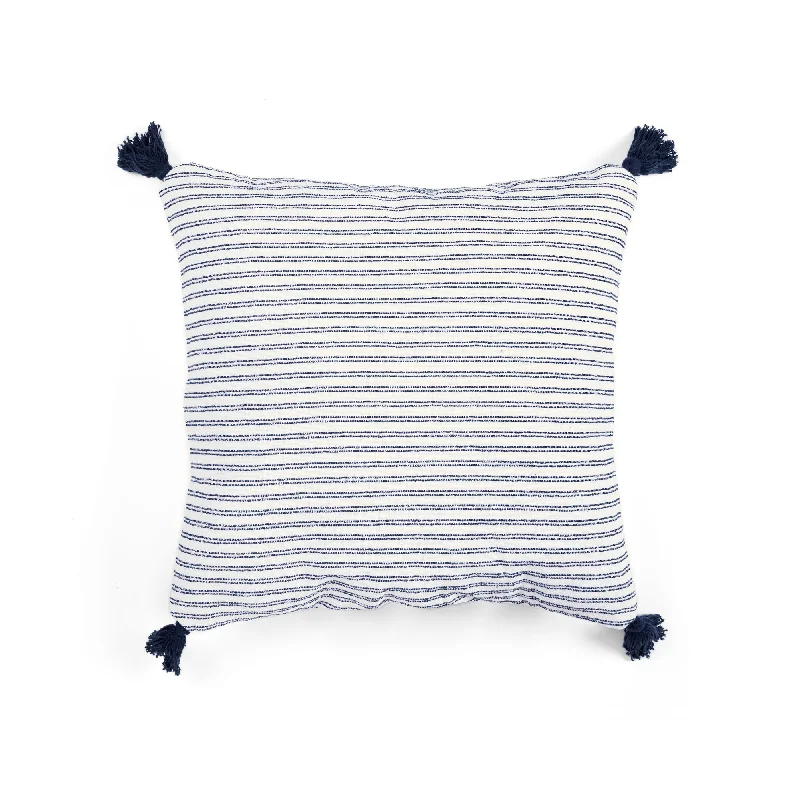 Pinnacle Stripe Decorative Pillow Navy Single