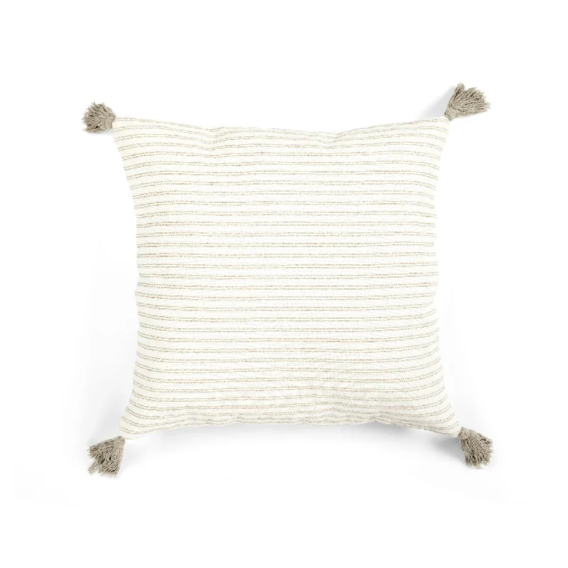 Pinnacle Stripe Decorative Pillow Taupe Single