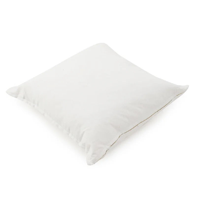 Large Solid White Square Pillow