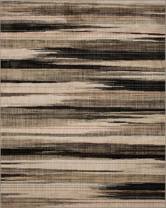 Elements 92505 80251 Brim Dark Linen Rug