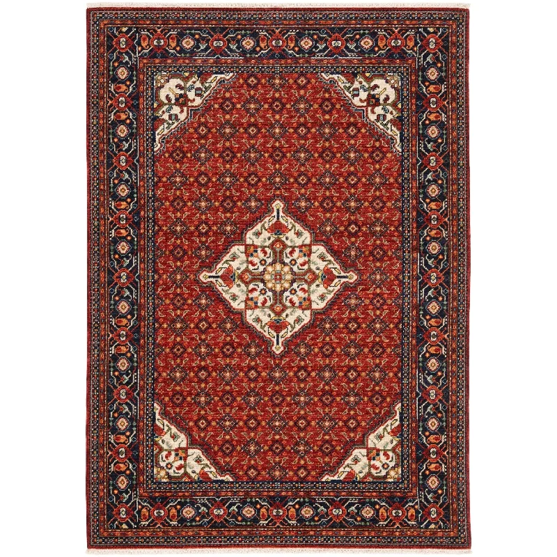 Lilihan 1C Red/Blue Rug