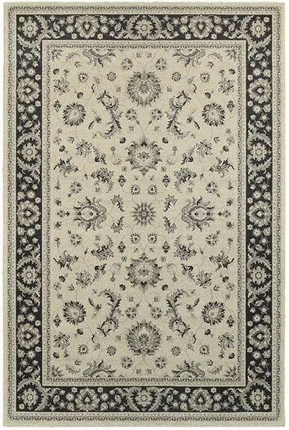 Richmond 117W Ivory / Navy Rug