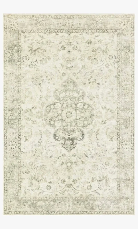 Rosette Ros-02 Ivory/Silver Rug