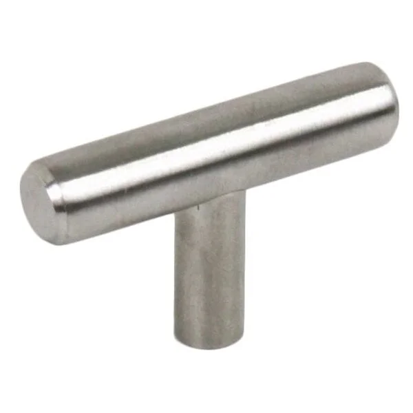 2-inch T-Pull 100% Solid Stainless Steel Cabinet Bar Pull Drawer Door Handles Knobs (Case of 25)