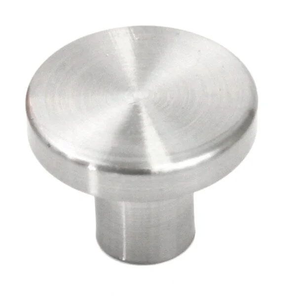 Aluminum 1-inch Round Cabinet and Drawer Knobs (Case of 10)