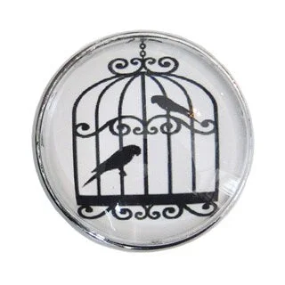 Birdcage Glass Drawer/ Door/ Cabinet Pull Knob (Pack of 6)