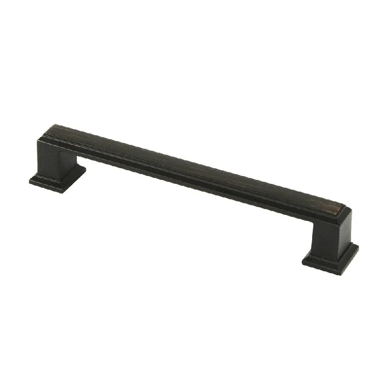 Contemporary 5.75-inch Roma Stainless Steel Oil Rubbed Bronze Finish Square Cabinet Bar Pull Handle (Case of 4)