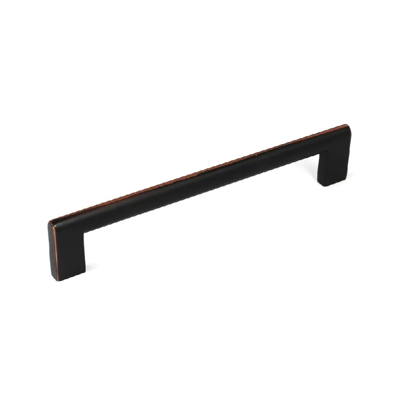 Contemporary 6-15/16-inch Key Shape Design Oil Rubbed Bronze Finish Cabinet Bar Pull Handle (Case of 10)