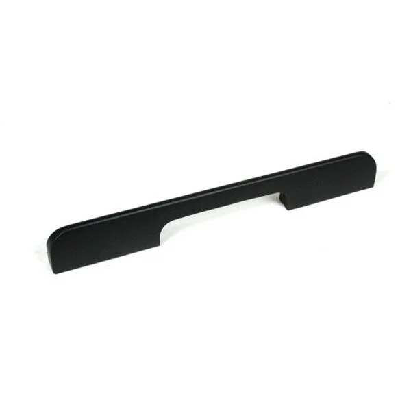 Contemporary 8-inch Solid Matte Black Cabinet Bar Pull Handle (Case of 10)