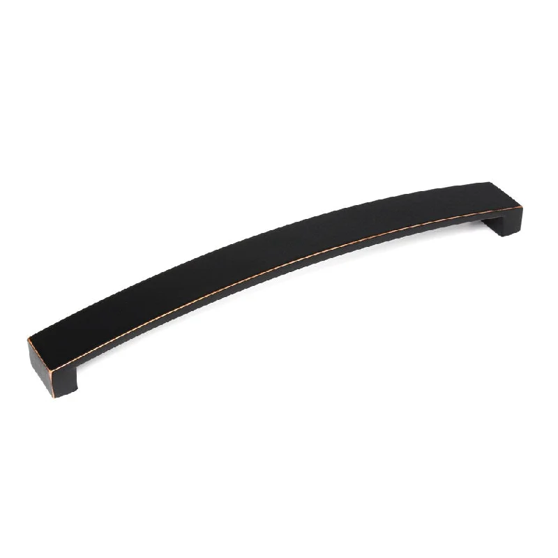 Contemporary 9-1/4 inch Arch Oil Rubbed Bronze Finish Cabinet Bar Pull Handle (Case of 15)