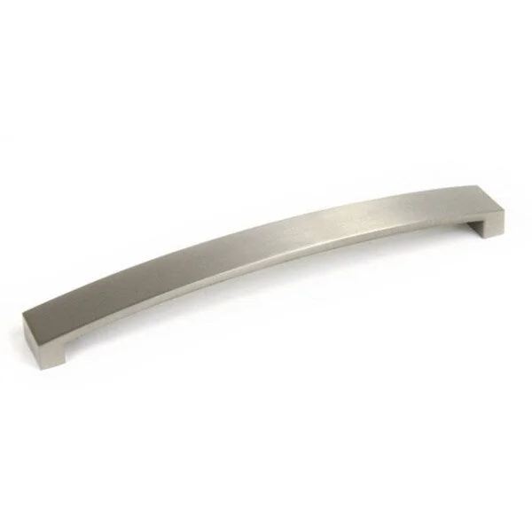 Contemporary 9.25-inch Arch Brushed Nickel Cabinet Bar Pull Handle (Case of 4)