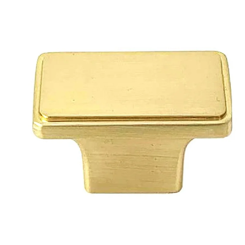 Contemporary Knob Brushed Champagne Gold Finish Cabinet Handle (Case of 15) - Champagne Gold - Champagne Gold