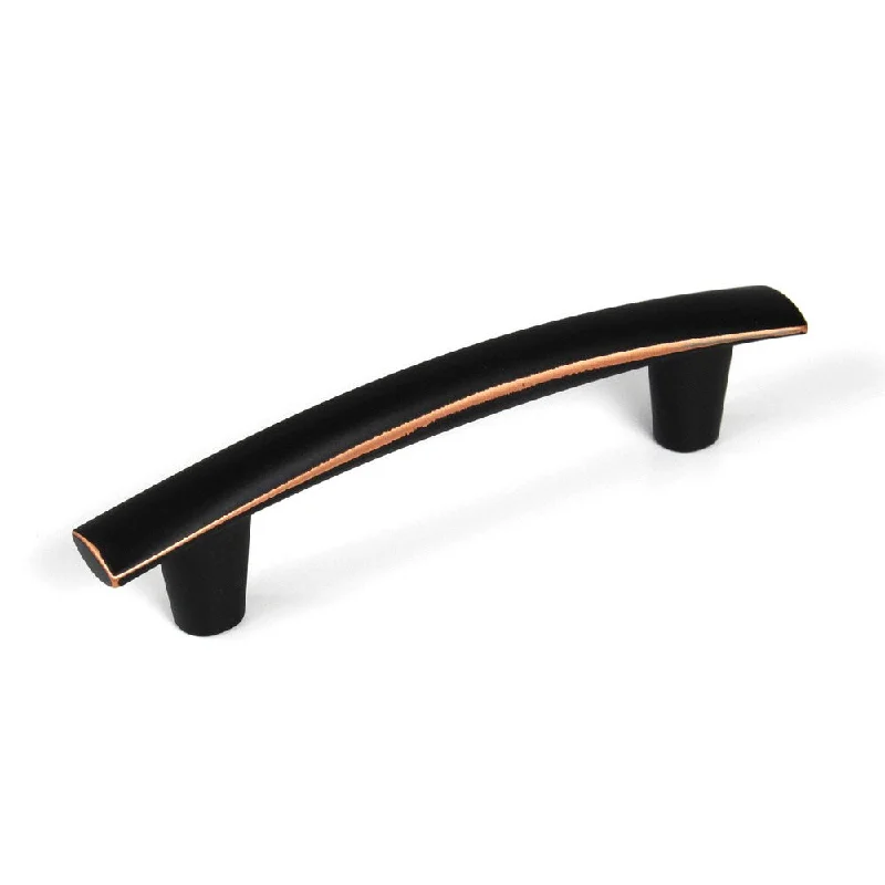 Contemporary Oil Rubbed Bronze 5 1/4-inch Round Arched Cabinet Bar Pull (Case of 15)