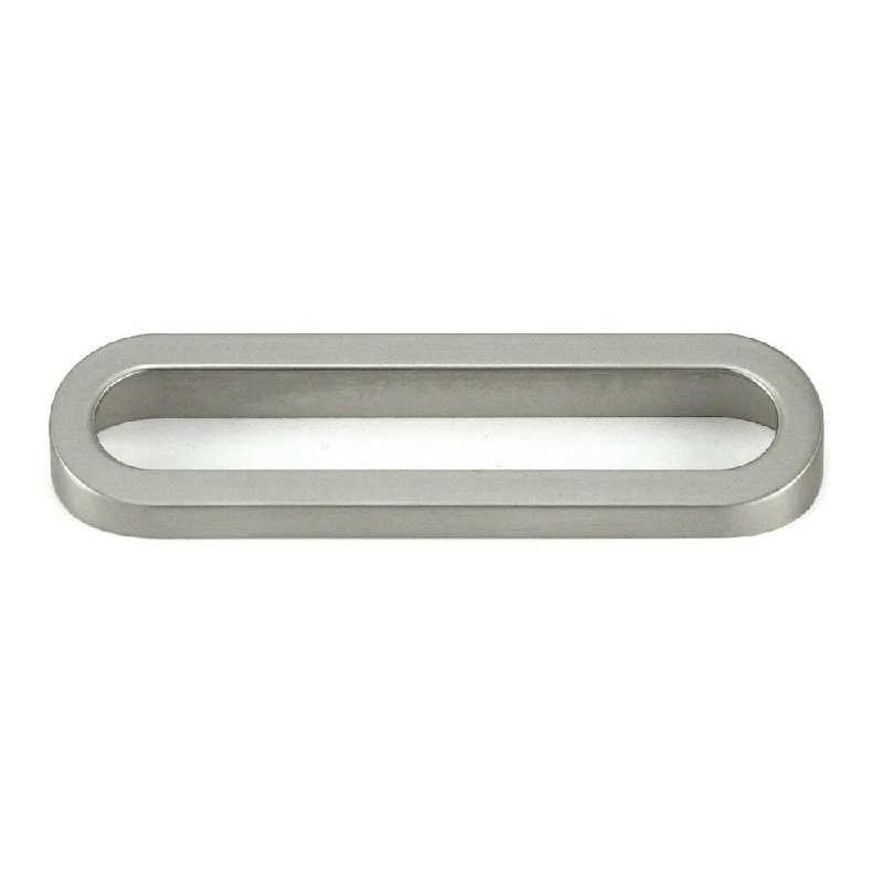 Contemporary Ring 5-1/4-inch Round Circular Stainless Steel Brushed Nickel Cabinet Bar Pull Handle (Case of 25)