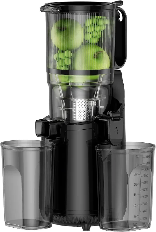 Cold Press Juicer, Amumu Slow Masticating Machine with 5.3" XL Feed Chute, 250W - $100