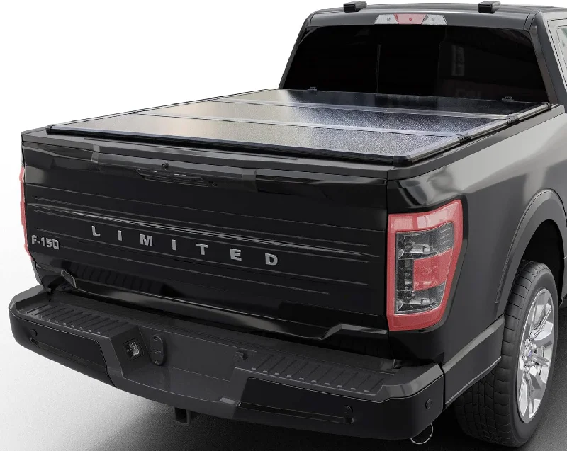 Hard Tri-Fold Truck Bed Cover Compatible with 2015-2024 Ford F150 6'5" Bed (78") - $250