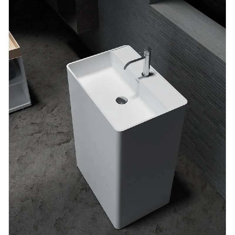 Havasu 24" Solid Surface Pedestal Sink