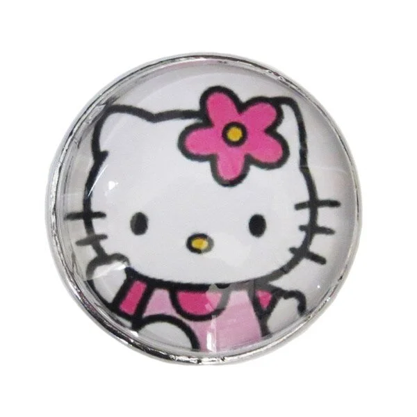 Hello Kitty Glass Drawer/ Door/ Cabinet Pull Knob (Pack of 6)