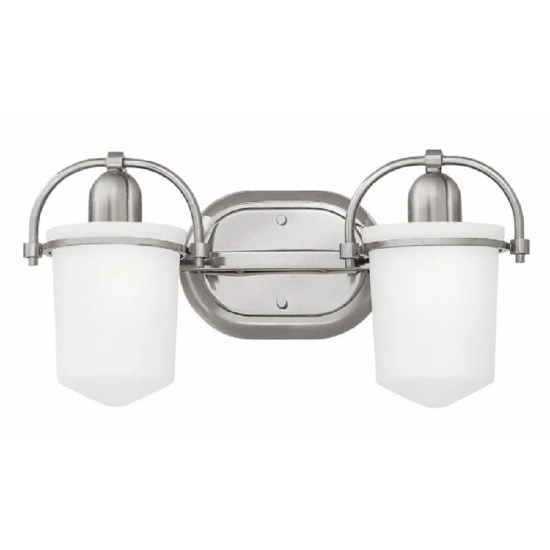 Hinkley Clancy 2-Light Vanity Light in Brushed Nickel