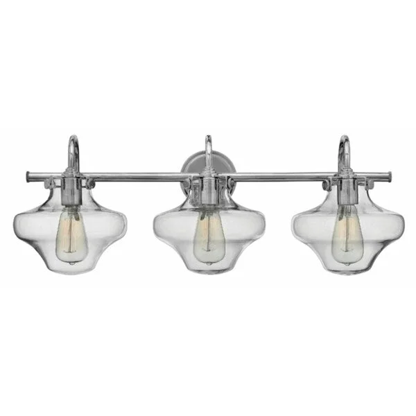 Hinkley Congress 3-Light Vanity Light in Chrome