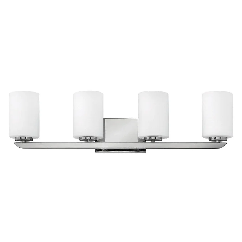 Hinkley Kyra 4-Light Vanity Light in Polished Nickel