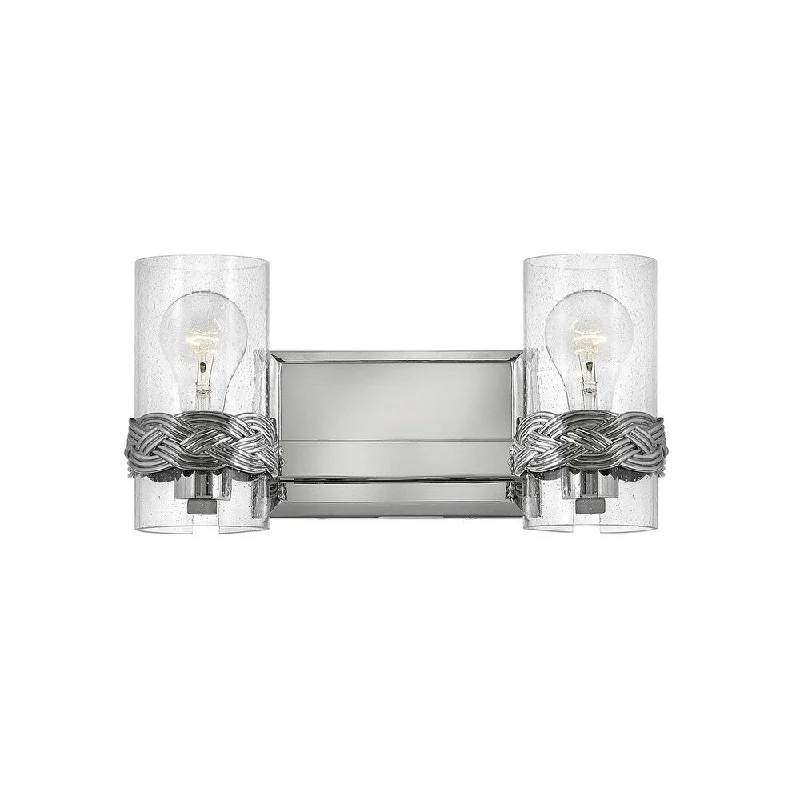 Hinkley Nevis 2-Light Vanity in Polished Nickel