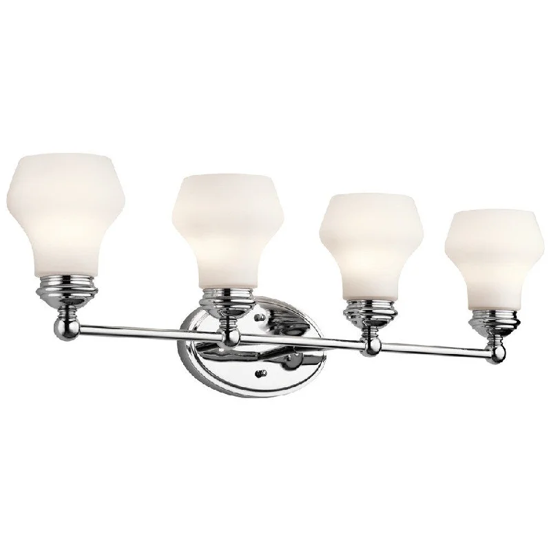 Kichler Lighting Currituck Collection 4-light Chrome Bath/Vanity Light