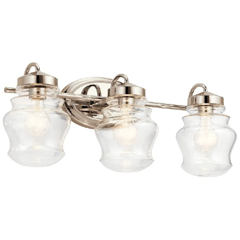 Kichler Lighting Janiel 3-Light Vanity Light Polished Nickel