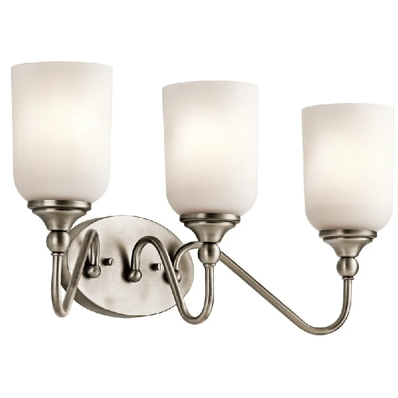 Kichler Lighting Lilah Collection 3-light Antique Pewter Bath/Vanity Light - Antique Pewter