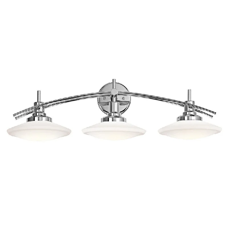 Kichler Lighting Structures Collection 3-light Chrome Bath/Vanity Light