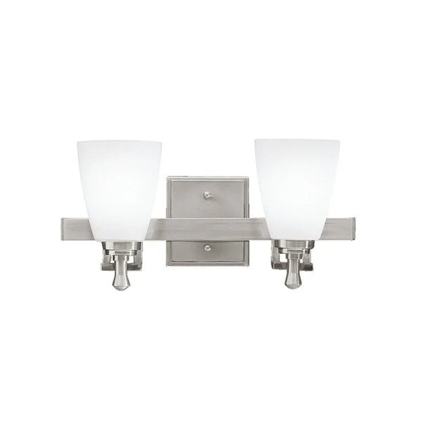 Kichler Lighting Uptown Collection 2-light Brushed Nickel Bath/Vanity Light