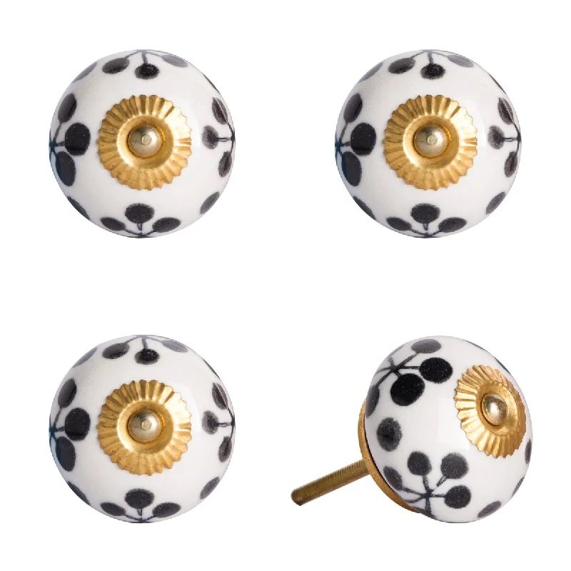 Knob-It Home Decor Classic Cabinet & Drawer Knobs | 4-Piece | K000009