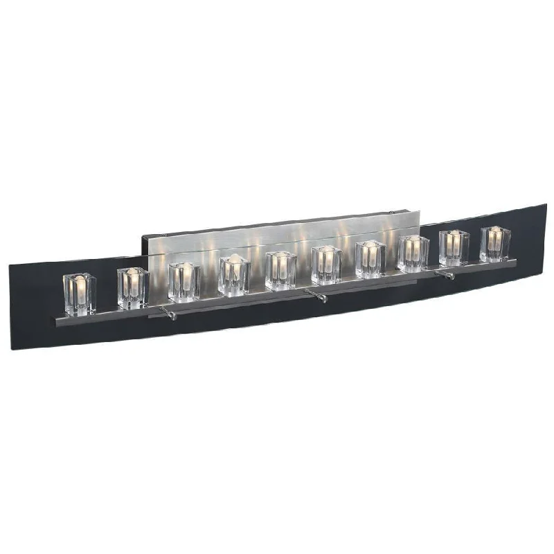 PLC Lighting 10 Light Vanity Ice Cube Collection