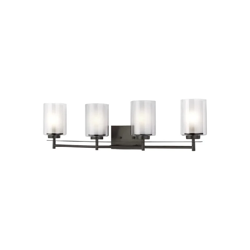 Sea Gull Elmwood Park 4-light Steel Vanity Fixture