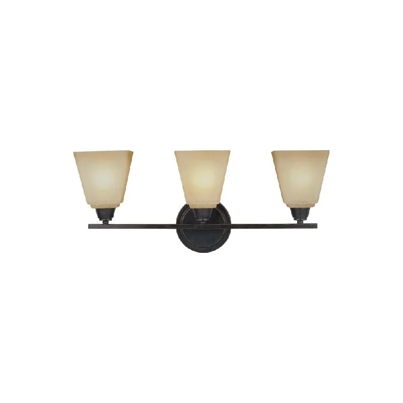 Sea Gull Parkfield Flemish Bronze 3-light Vanity Fixture