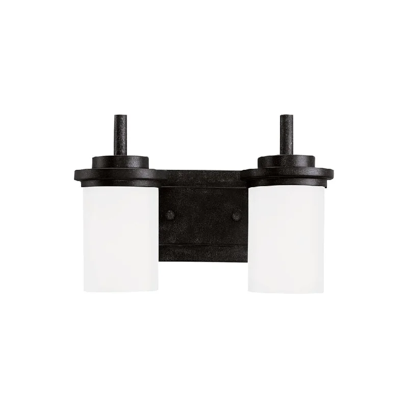 Sea Gull Winnetka 2-light Steel Vanity Fixture