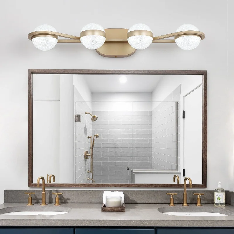 Vanity Lights With 4 LED Bulbs For Bathroom Lighting