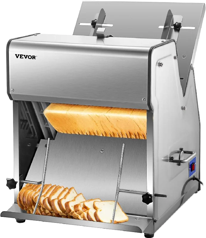 VEVOR Electric Bread Cutting Machine, 31 PCS Slices with 12mm Thickness (Out of box) - $360