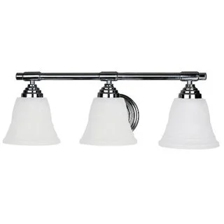 Yosemite Home Decor Chrome Frame 3-lights Vanity