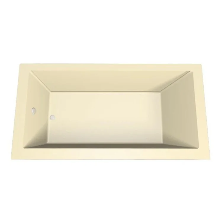 Combination Tub Designer Collection Sydney 60 x 30 x 17 Inch Shallow Depth Left Hand Drain Biscuit Rectangle