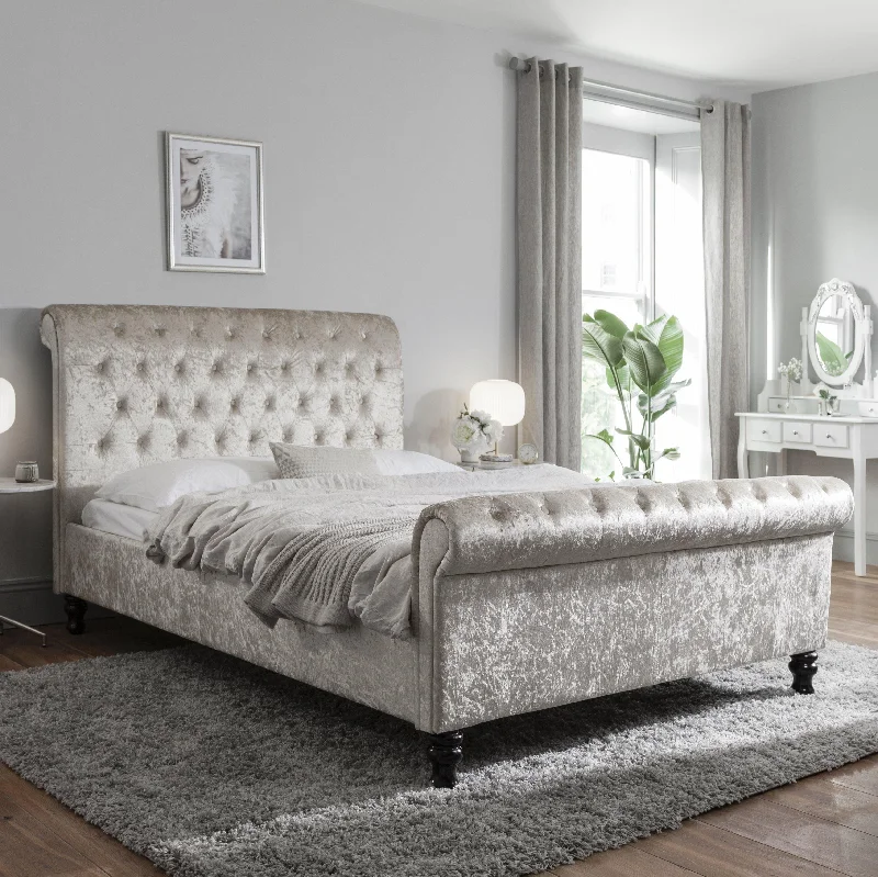 Blenheim Double Bed Champagne